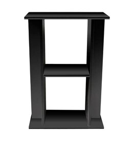 Aquatop Forza Premier Open Cabinet Aquarium Stand for Standard 10 and 20 Gal High Tanks, 21x10x30 Black