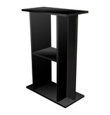 Aquatop Forza Premier Open Cabinet Aquarium Stand for Standard 10 and 20 Gal High Tanks, 21x10x30 Black