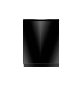 Aquatop Forza Premier 2 Door Cabinet Aquarium Stand for Standard 15 Gal & 20 High Gal Tanks, 24x13x31 Black
