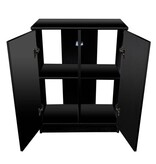 Aquatop Forza Premier 2 Door Cabinet Aquarium Stand for Standard 15 Gal & 20 High Gal Tanks, 24x13x31 Black