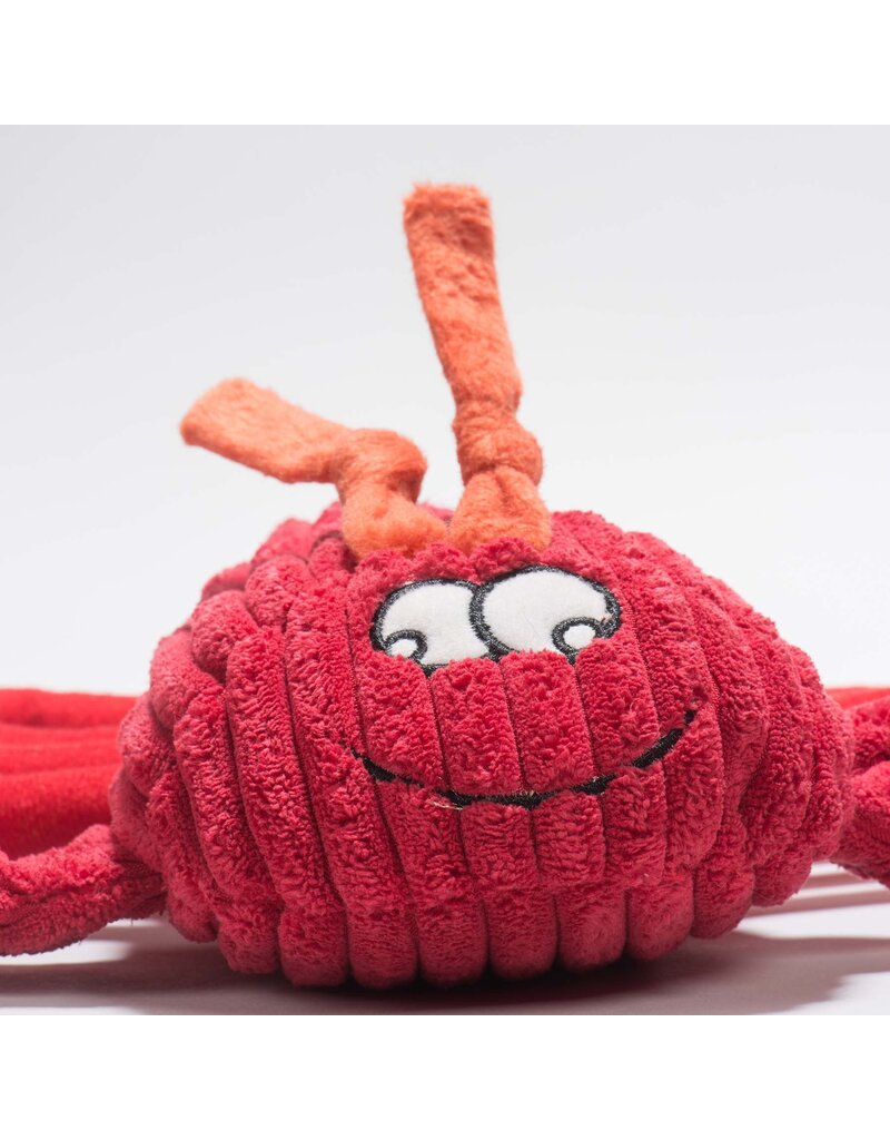 Huggle Hounds Huggle Hounds Knot Dog Toy Lobster 9 In
