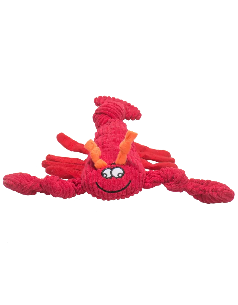 Huggle Hounds Huggle Hounds Knot Dog Toy Lobster 9 In