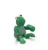 Huggle Hounds Huggle Hounds Knot Dog Toy Frog 9 In