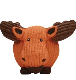 Huggle Hounds Huggle Hounds Ruff-Tex Latex Ball Moose Dog Toy 5 In