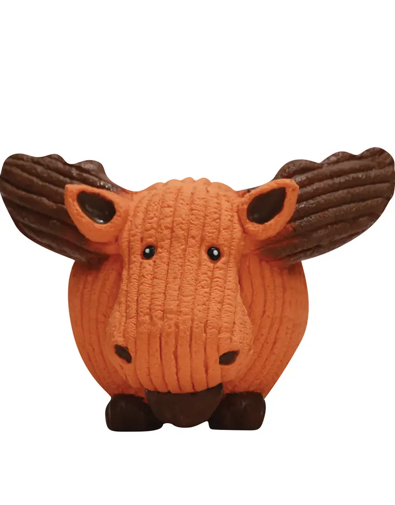 Huggle Hounds Huggle Hounds Ruff-Tex Latex Ball Moose Dog Toy 5 In