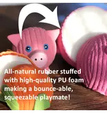 Huggle Hounds Huggle Hounds Ruff-Tex Latex Ball Moose Dog Toy 5 In