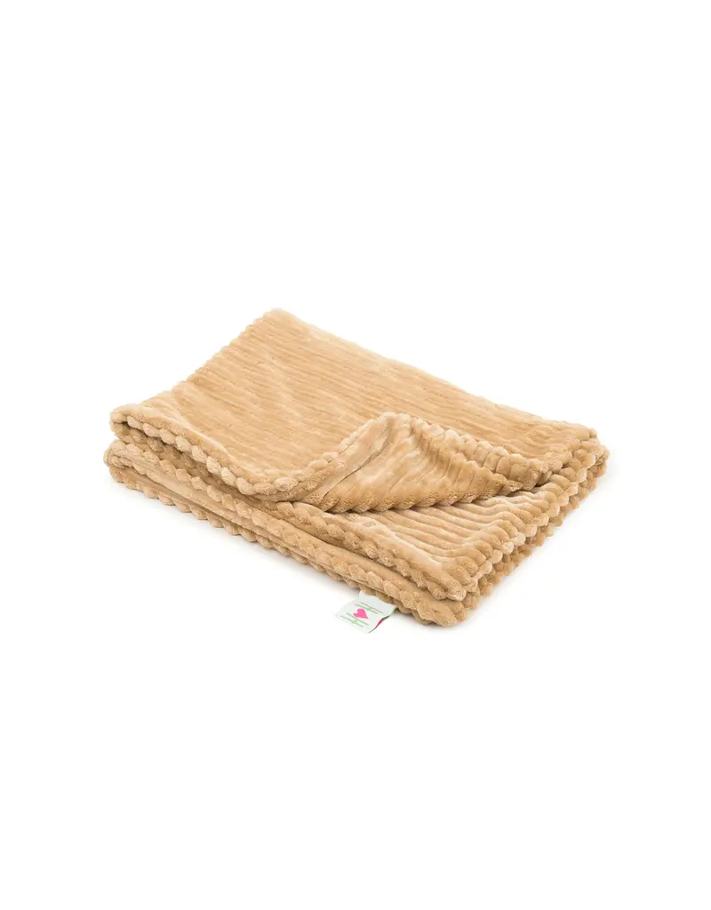 Huggle Hounds Huggle Hounds  Dog Scout Blanket Khaki 30 x 40 In