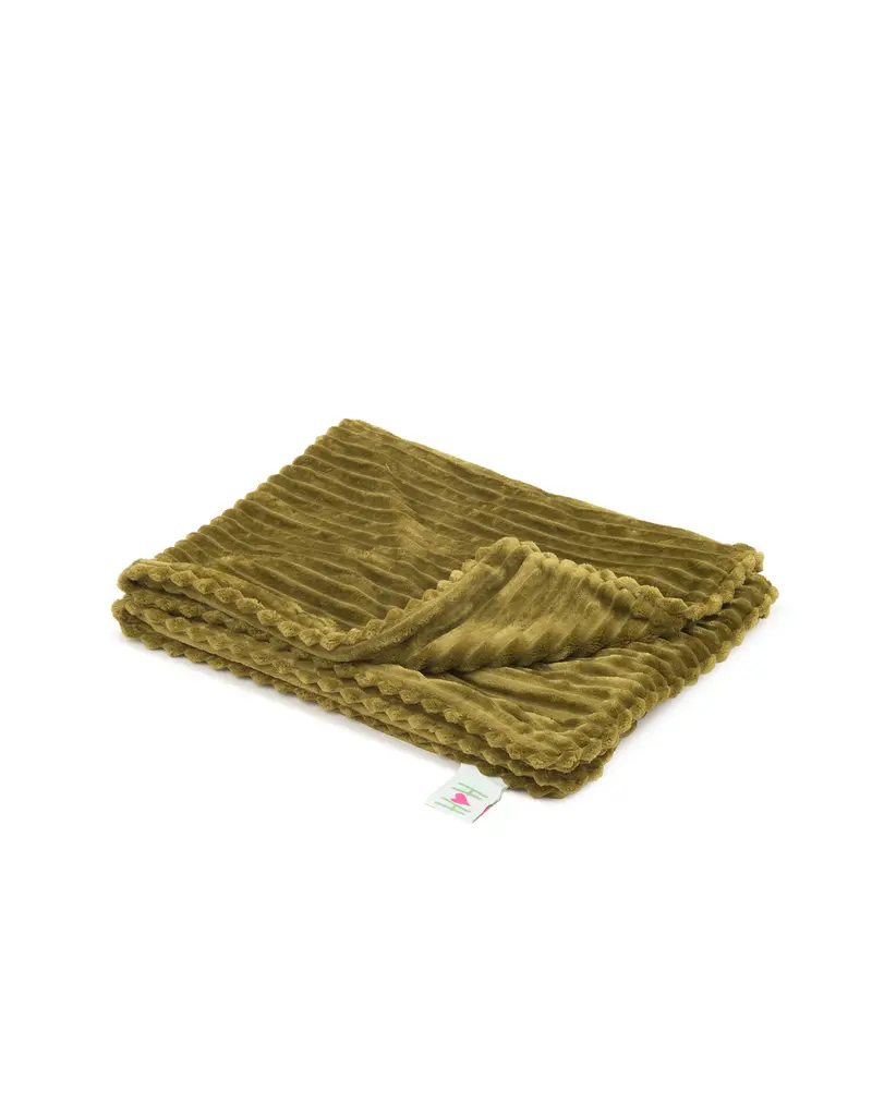 Huggle Hounds Huggle Hounds Dog Scout Blanket Olive 30 x 40 In