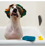 Messy Mutts Messy Mutts Dog Grooming Brush Blue