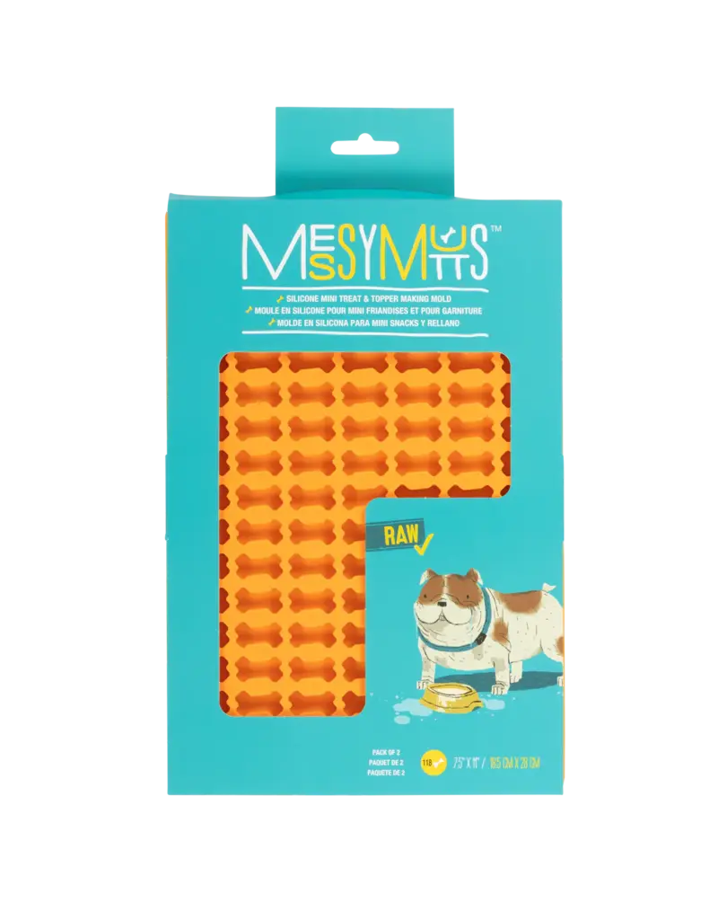 Messy Mutts Messy Mutts Mini Silicone Dog Treat Making Mold 2 Pk