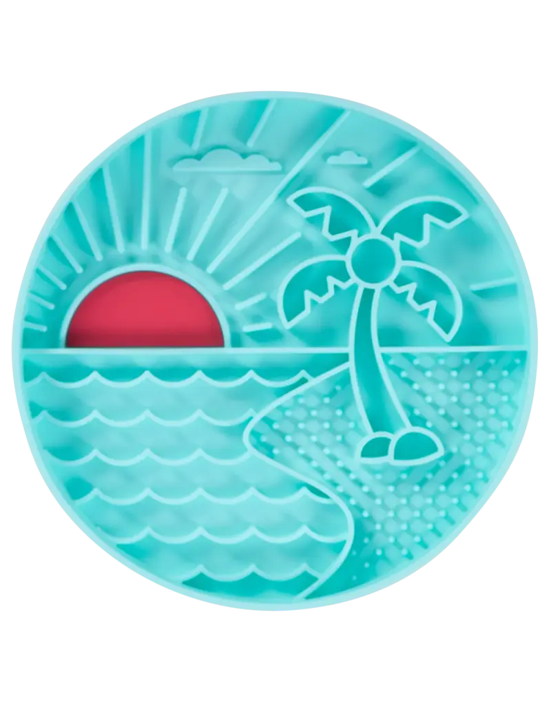 Messy Mutts Messy Mutts Therapeutic Interactive Lick Bowl Teal