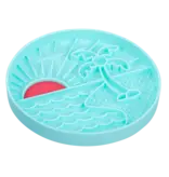 Messy Mutts Messy Mutts Therapeutic Interactive Lick Bowl Teal