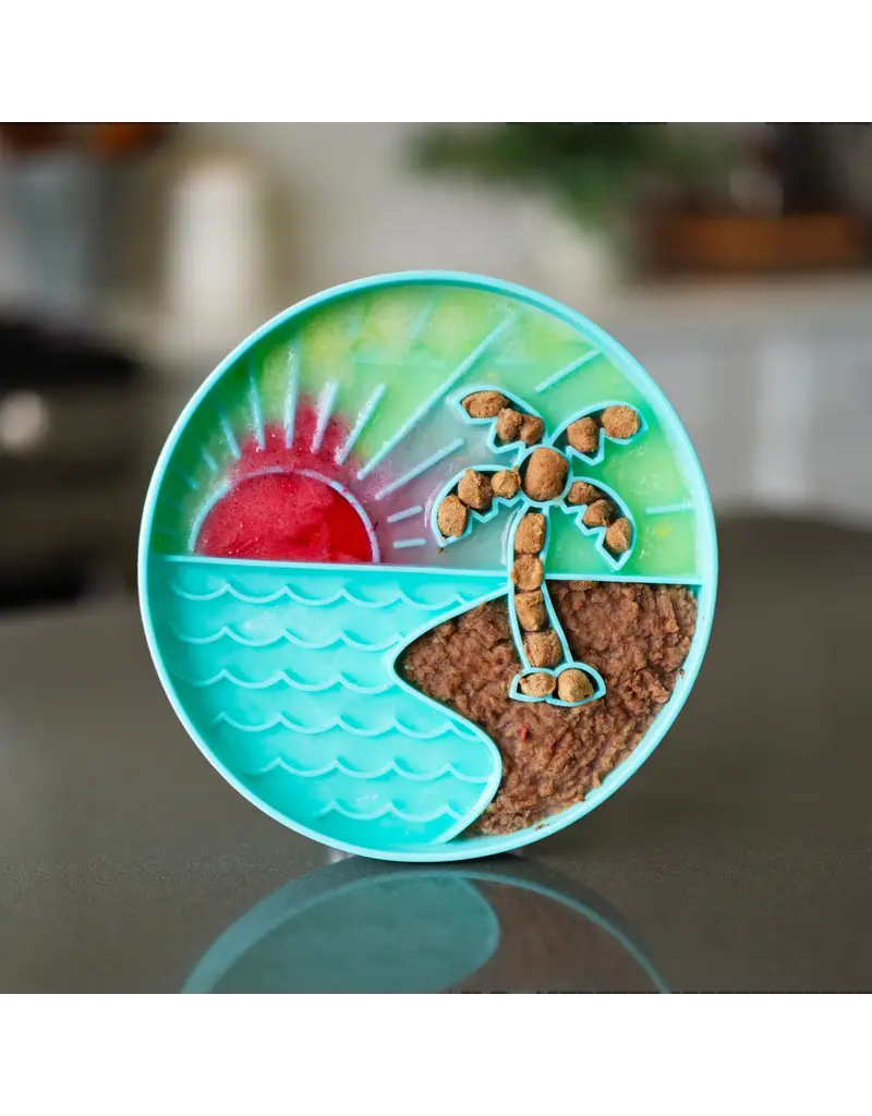 Messy Mutts Messy Mutts Therapeutic Interactive Lick Bowl Teal