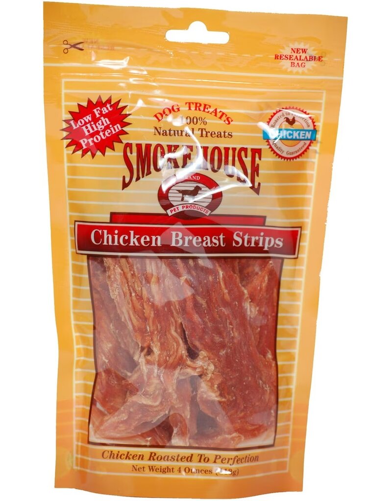 Smokehouse Smokehouse USA Dog Treat Chicken Breast Strip 8 Oz