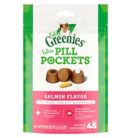 Greenies Greenies Pill Pockets Feline Salmon Flavor Cat Treats