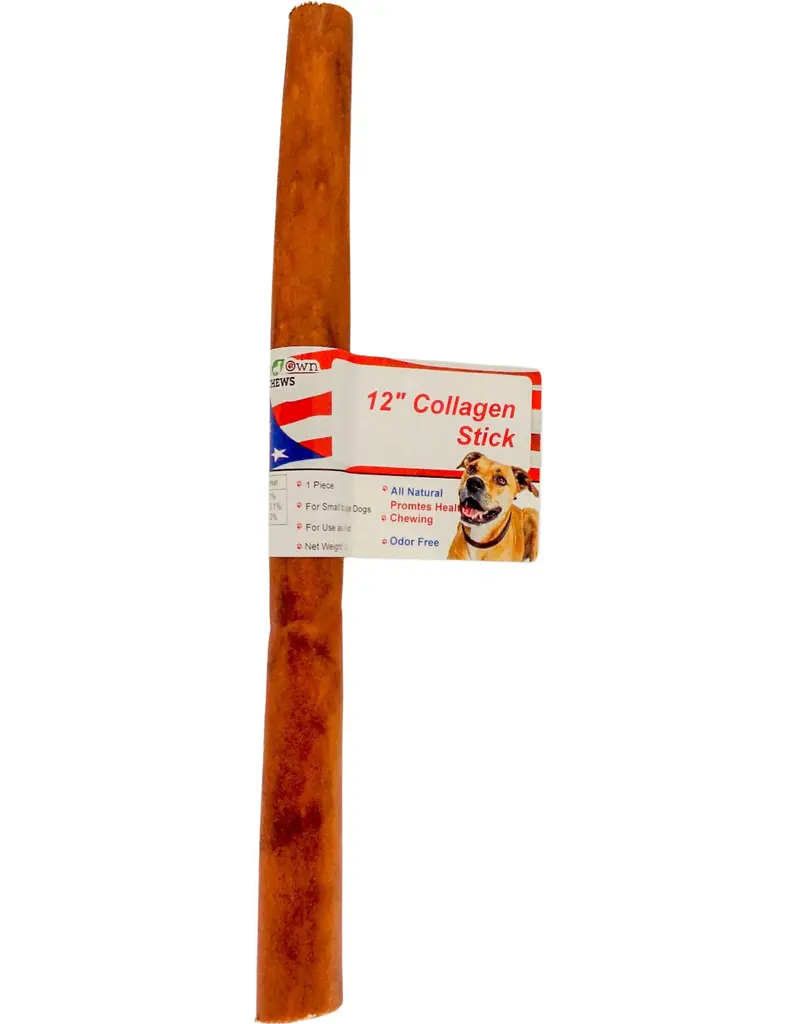 Best Buy Bones Nature's Own Collagen Stick  Dog Chew 12 In