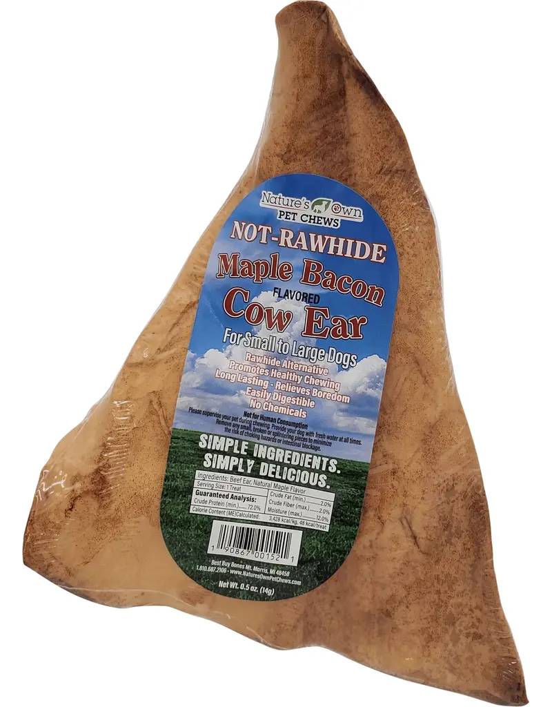 Best Buy Bones Nature's Own Maple Bacon Cow Ear
