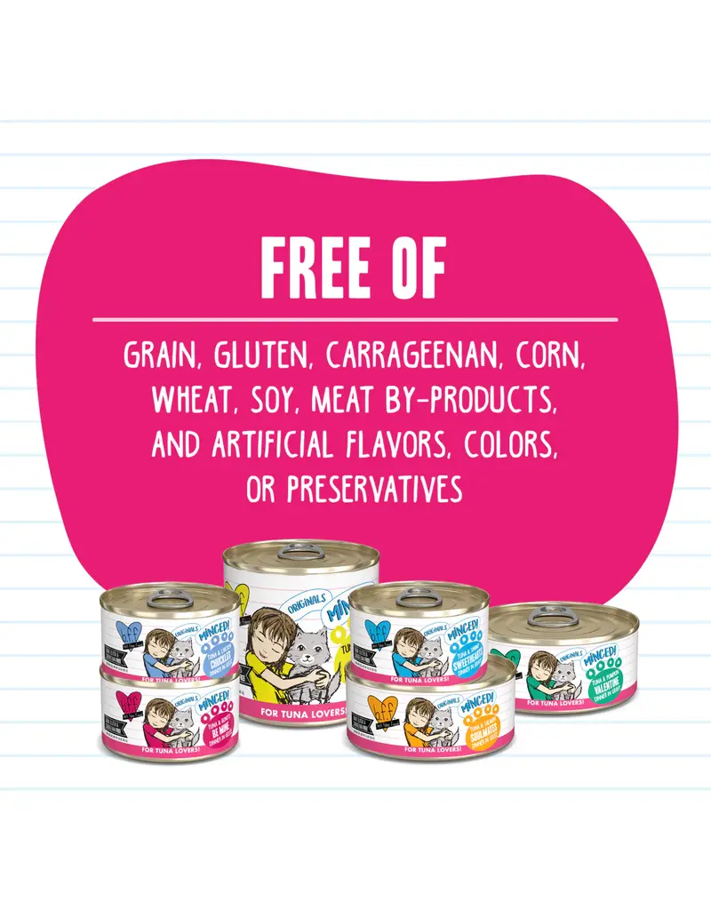 BFF BFF Tuna & Chicken Chuckles Cat Food in Gelee 5.5oz can