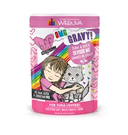 BFF BFF OMG Devour Me Tuna & Duck in Gravy Cat Food 3 Oz pouch