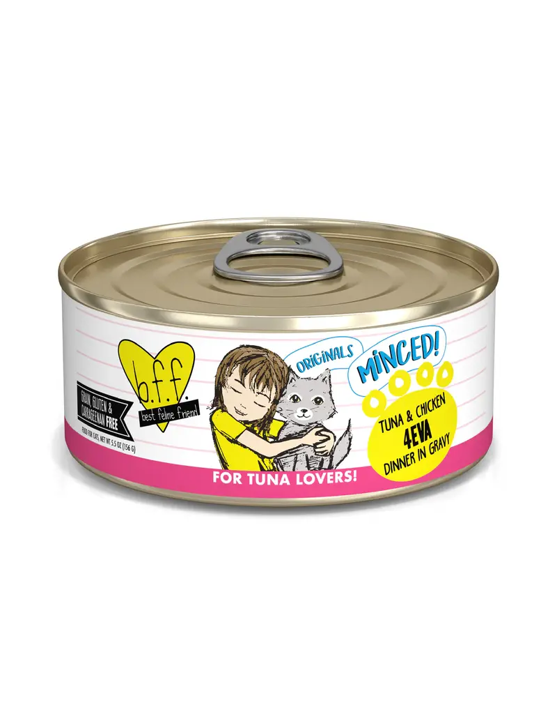 BFF BFF Tuna & Chicken 4Eva in Gravy Cat Food Can