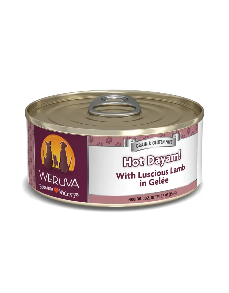 Weruva Weruva Hot Dayam Luscious Lamb Dog Food 5.5 Oz can