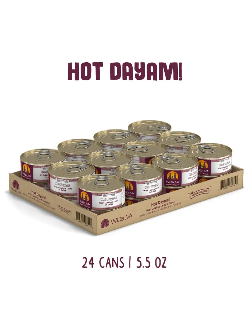 Weruva Weruva Hot Dayam Luscious Lamb Dog Food 5.5 Oz can