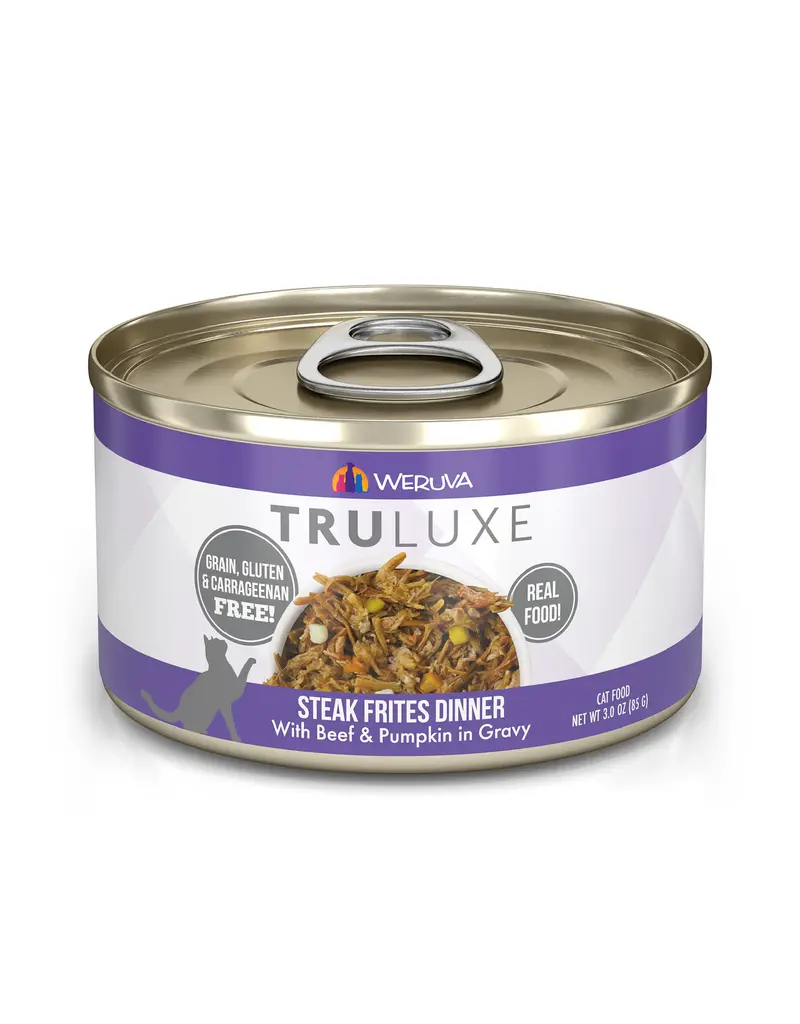 Weruva Weruva TruLuxe Steak Frites Beef & Pumpkin Cat Food 3 Oz can