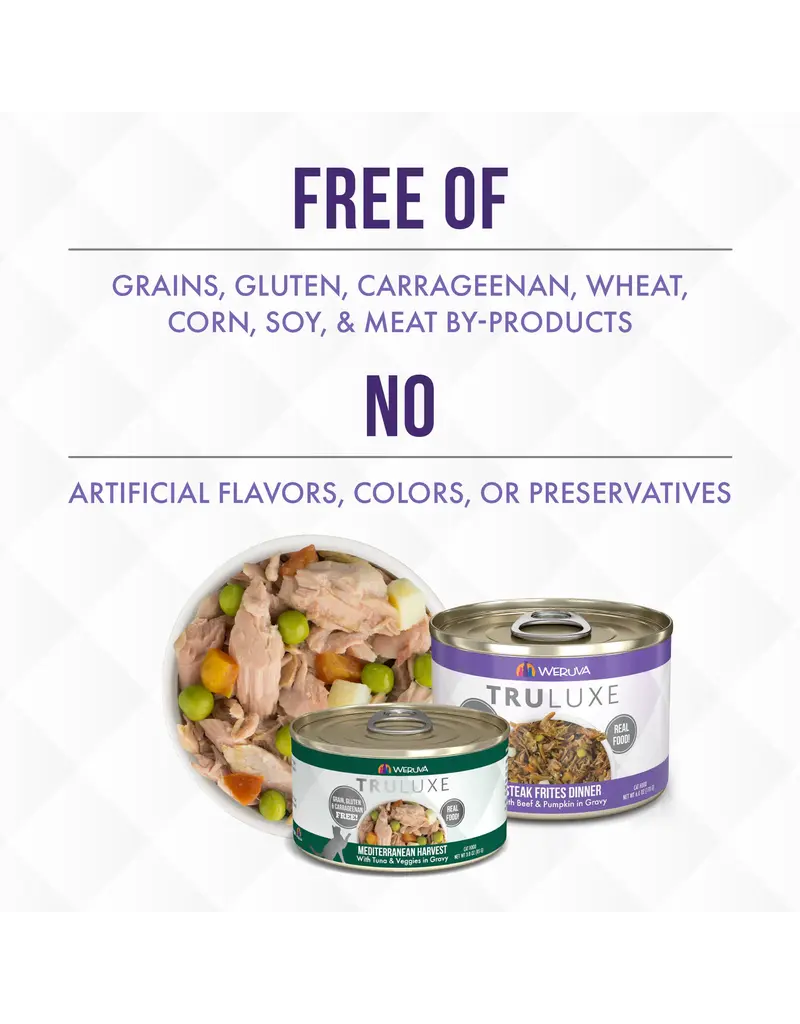 Weruva Weruva TruLuxe Steak Frites Beef & Pumpkin Cat Food 3 Oz can