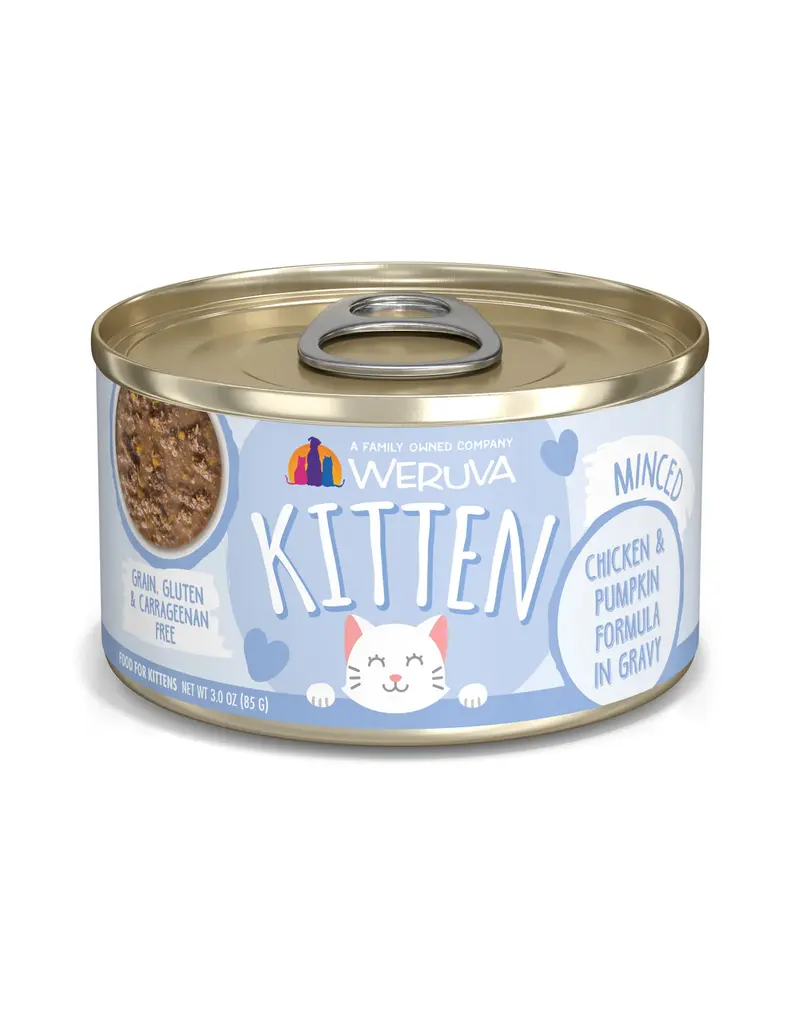Weruva Weruva Kitten Chicken & Pumpkin in Gravy Cat Food 3 Oz can