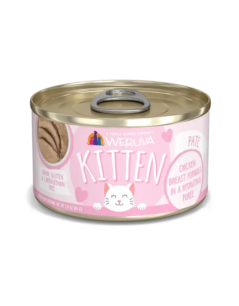 Weruva Weruva Kitten Chicken Breast in Hydrating Puree Cat Food 3 Oz can