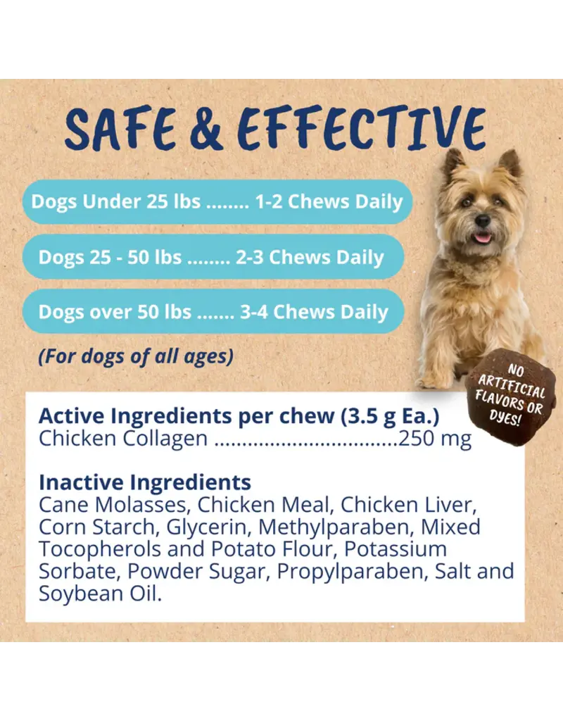Under the Weather Under the Weather Collagen Soft Chew for Dogs 60 Ct