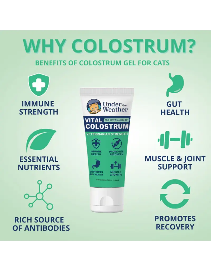 Under the Weather Under the Weather Colostrum Gel Tube for Cats 3.5 Oz