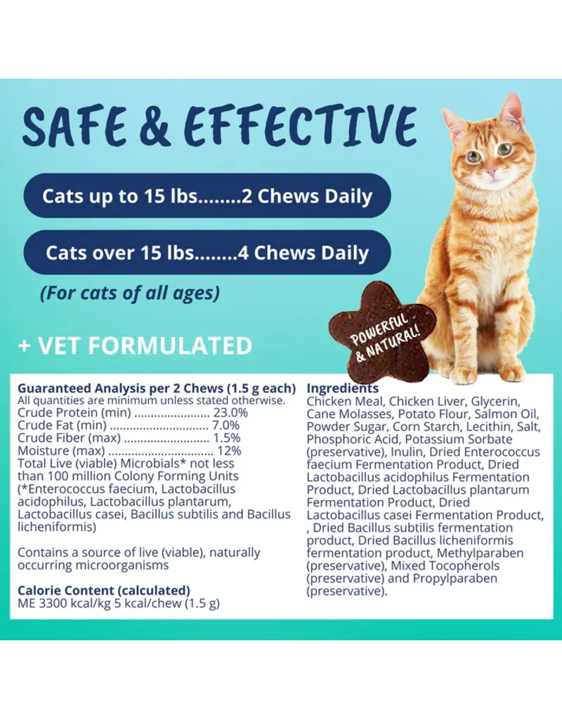 Under the Weather Under the Weather Cat Probiotic Soft Chews 60ct