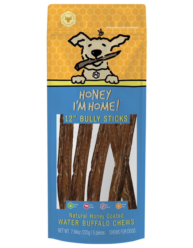Honey I'm Home Honey I'm Home 12" Bully Sticks 5pk