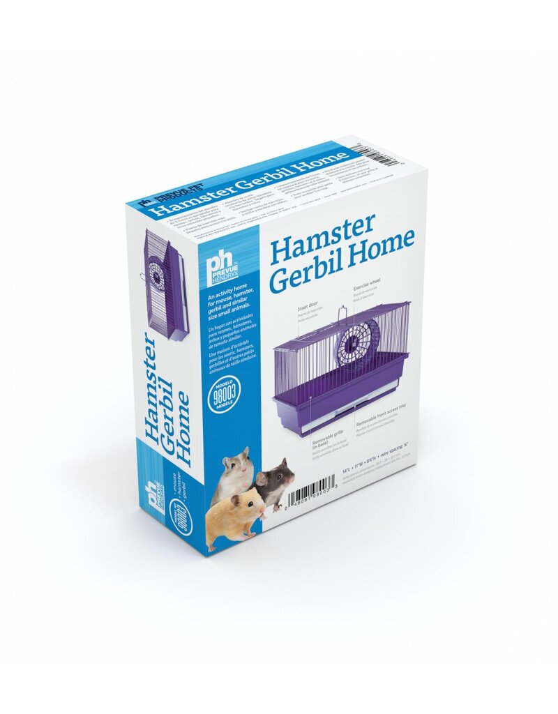 Prevue Pet Two Story Hamster/Gerbil Home Purple