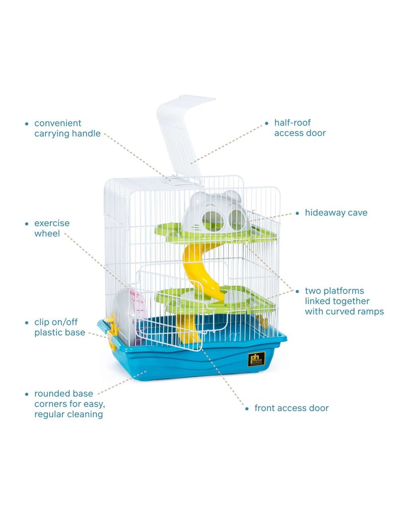 Prevue Pet Prevue Hamster Haven Cage Blue