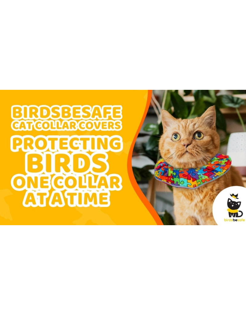 Birdsbesafe Birdsbesafe Cat Collar Cover