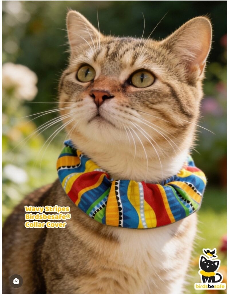 Birdsbesafe Birdsbesafe Cat Collar Cover