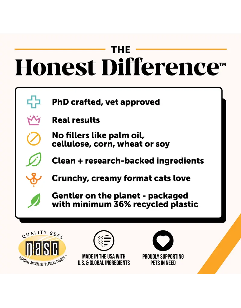 PET HONESTY LLC Pet Honesty Immune Support Lysine Cat Chew 3.7 Oz