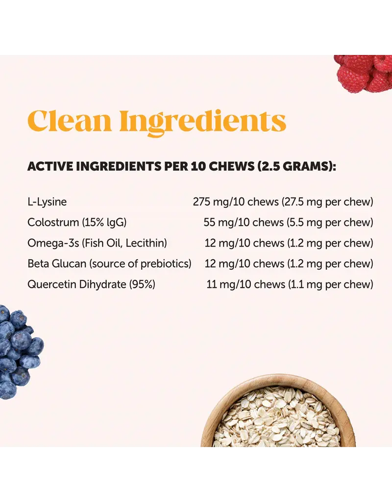 Pet Honesty Pet Honesty Immune Support Lysine Cat Chew 3.7 Oz