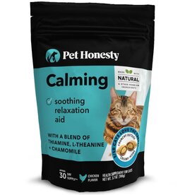 PET HONESTY LLC Pet Honesty Calming Supplement Cat Chew 3.7 Oz