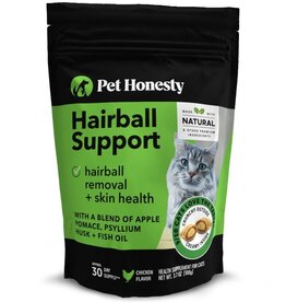 PET HONESTY LLC Pet Honesty Hairball Support Cat Chew 3.7 Oz