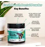 PET HONESTY LLC Pet Honesty Fresh Breath Dental Powder for Dogs 3.7 Oz