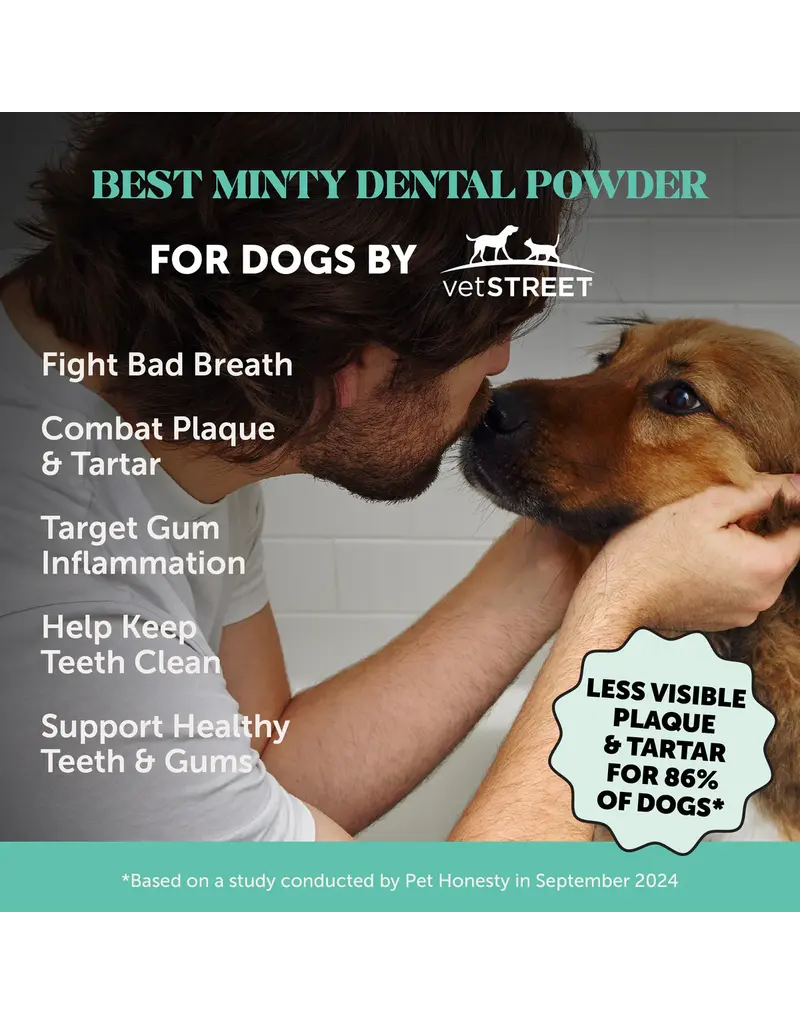 PET HONESTY LLC Pet Honesty Fresh Breath Dental Powder for Dogs 3.7 Oz