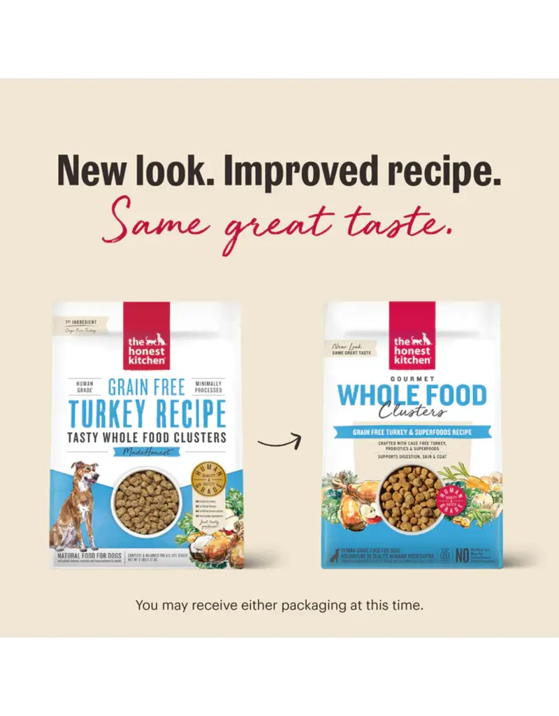 Honest Kitchen Honest Kitchen Whole Food Clusters Grain Free Turkey Dog Food