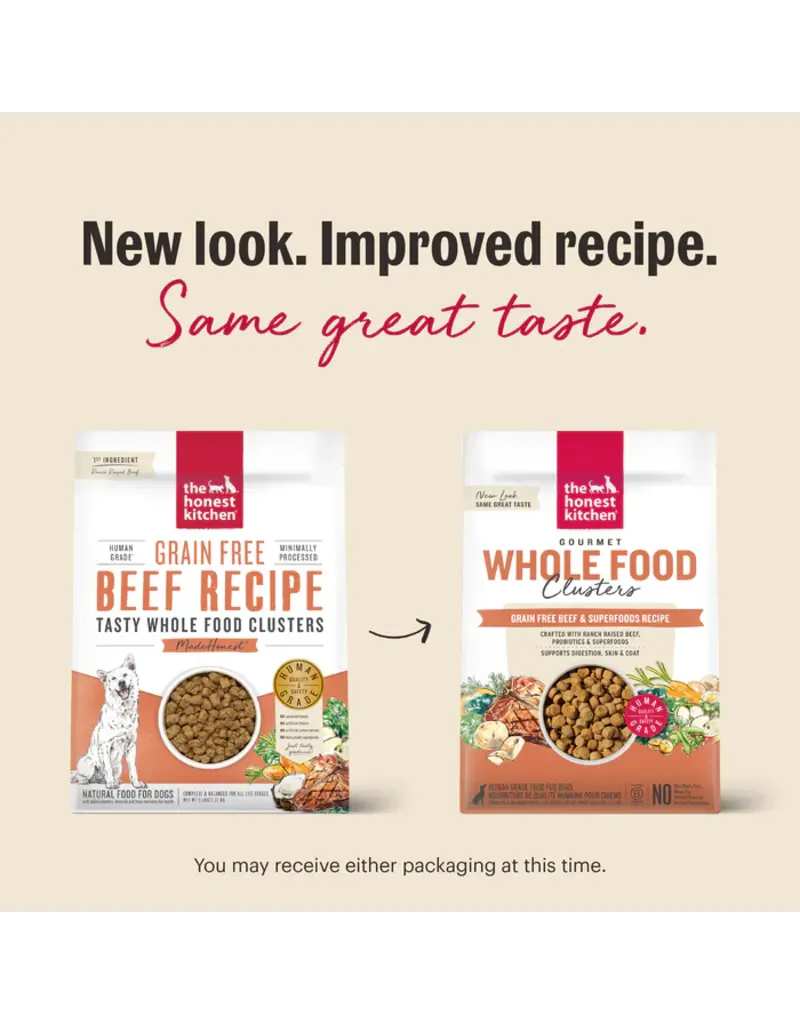 Honest Kitchen Honest Kitchen Whole Food Clusters Grain Free Beef Dog Food
