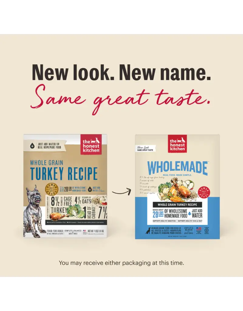 Honest Kitchen Honest Kitchen Wholemade Whole Grain Turkey Dehydrated Dog Food