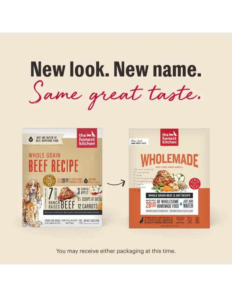Honest Kitchen Honest Kitchen Wholemade Whole Grain Beef Dehydrated Dog Food