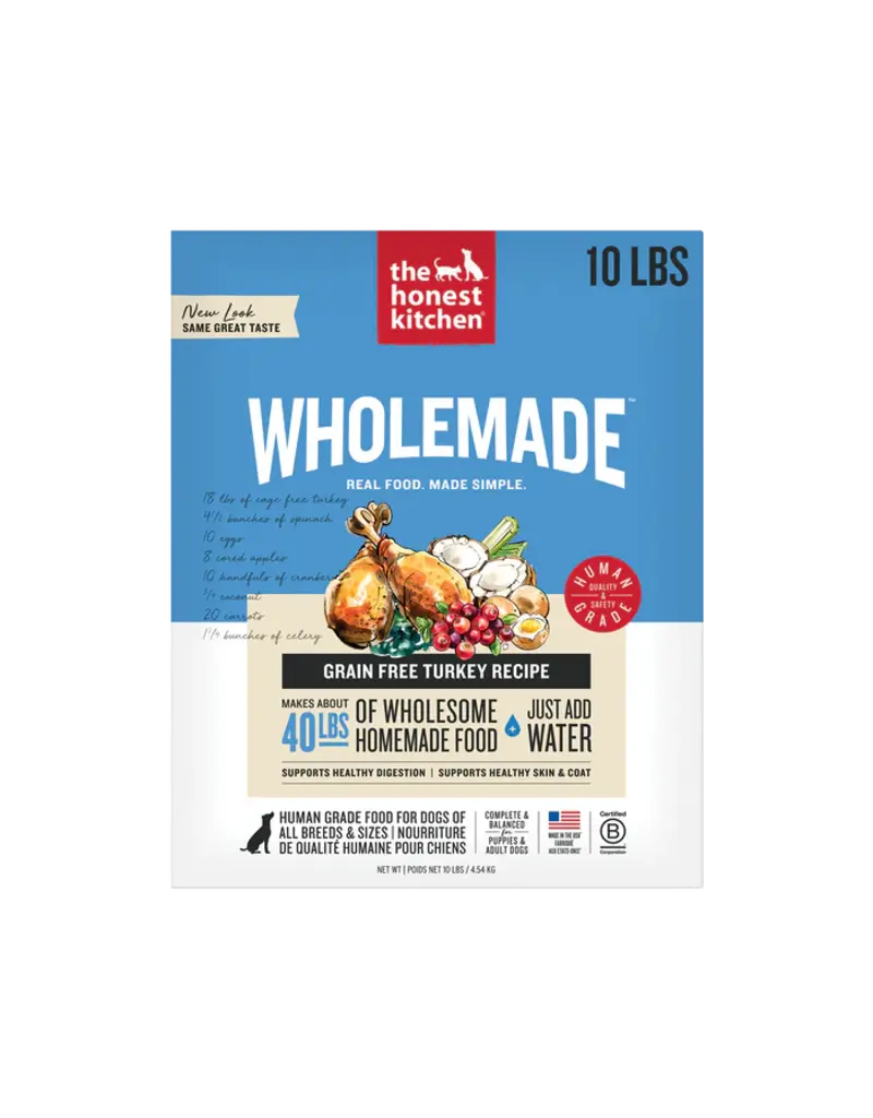 Honest Kitchen Honest Kitchen Wholemade Grain Free Turkey Dehydrated Dog Food