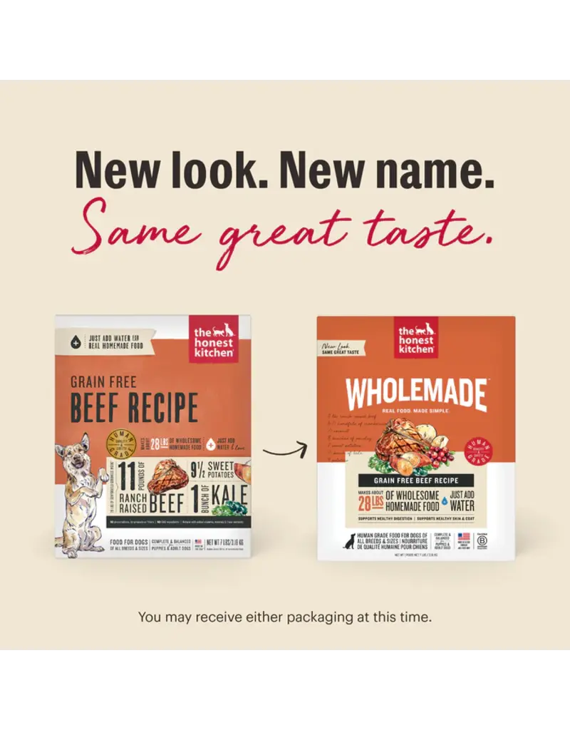 Honest Kitchen Honest Kitchen Wholemade Grain Free Beef Dehydrated Dog Food